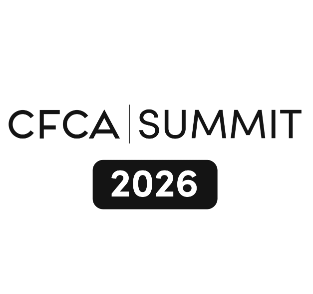 CFCA Summit 2026 logo with CFCA and Summit text separated by a vertical line and year 2026 in a black rounded rectangle below.